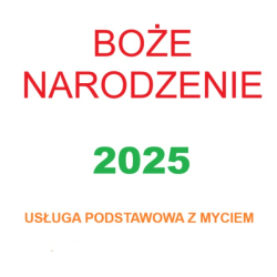 Boże Narodzenie - usługa z myciem lub odśnieżaniem + 2 znicze